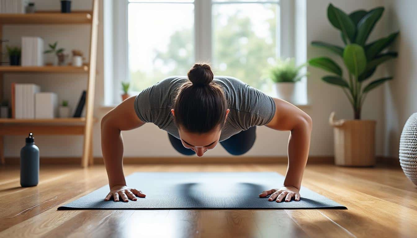 découvrez un programme de musculation à faire chez soi sans matériel, idéal pour les débutants souhaitant se tonifier et gagner en force facilement.