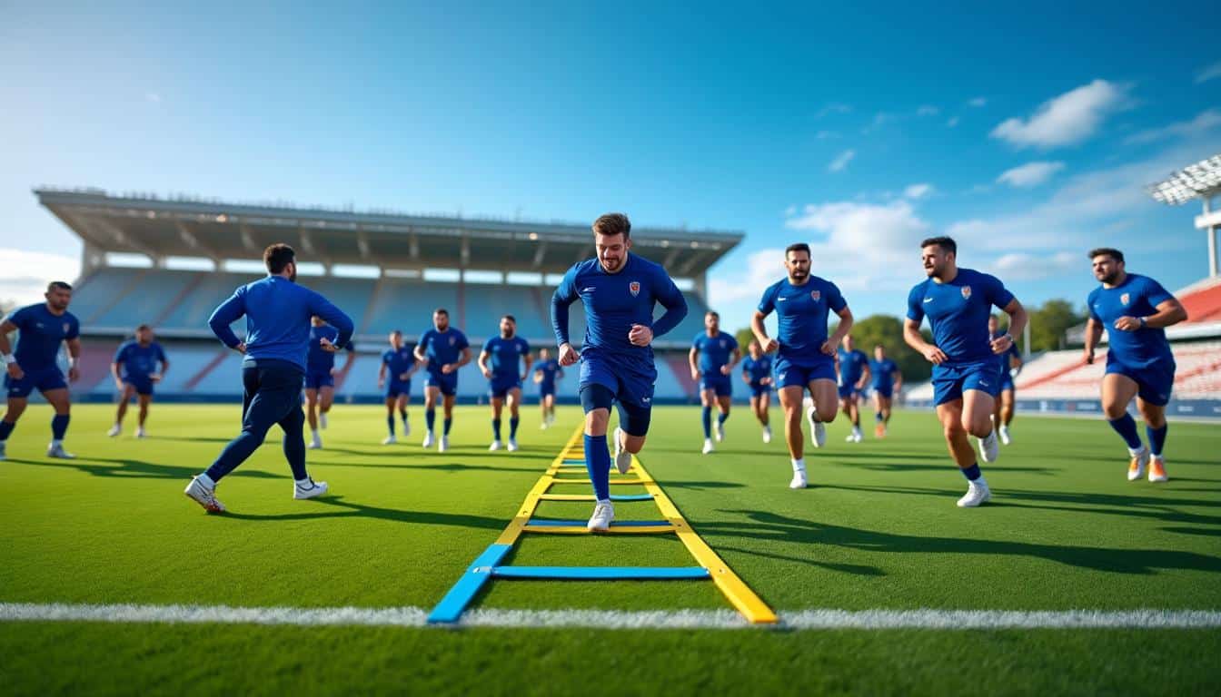 découvrez la stratégie de préparation physique de l'équipe de france de rugby en vue de la coupe du monde, incluant entraînements, récupération et techniques innovantes pour optimiser la performance des joueurs.