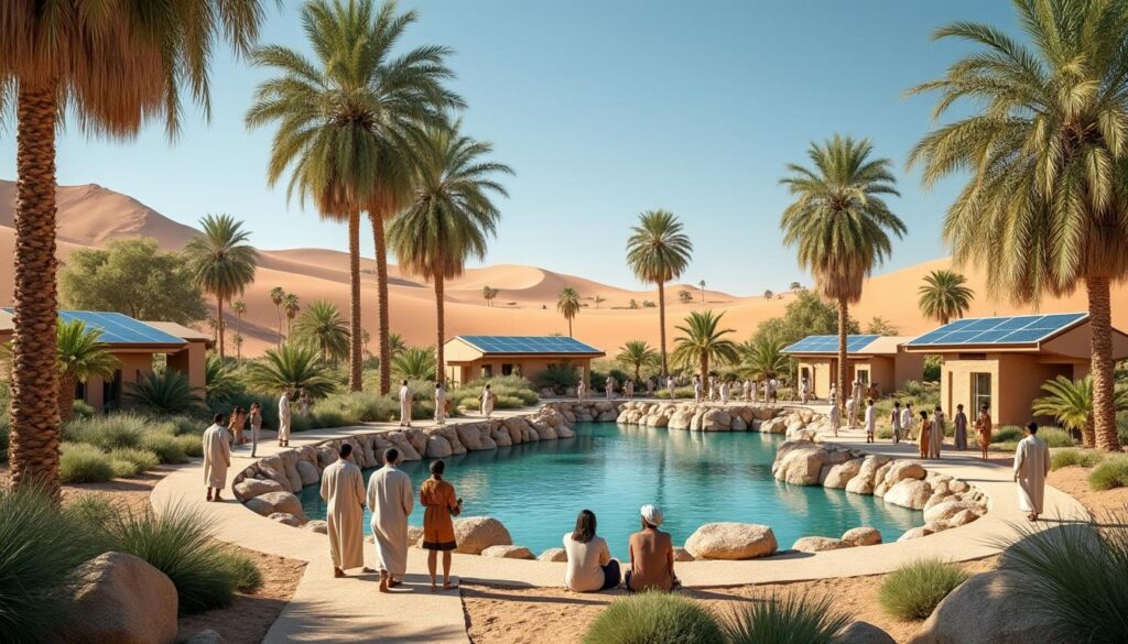 découvrez les enjeux et les stratégies pour préserver l'écosystème fragile des oasis marocaines face à l'augmentation croissante du tourisme dans le désert.