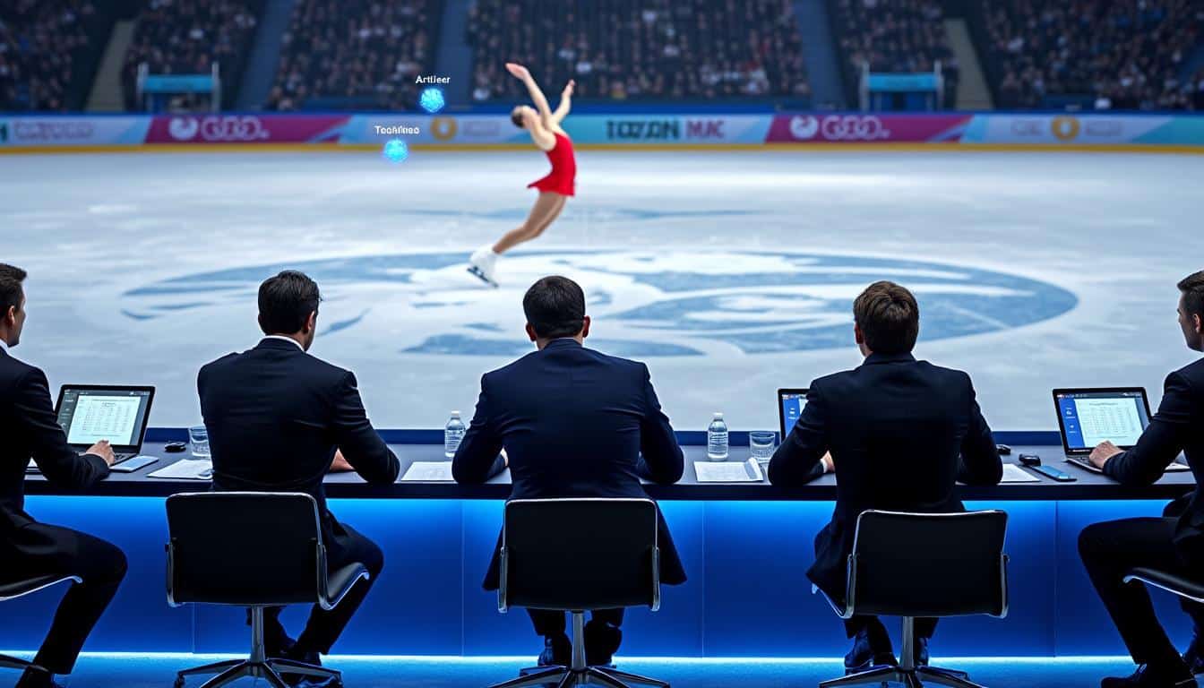 découvrez les critères de notation des juges en patinage artistique lors des championnats mondiaux, incluant les aspects techniques et artistiques qui déterminent les scores des athlètes.