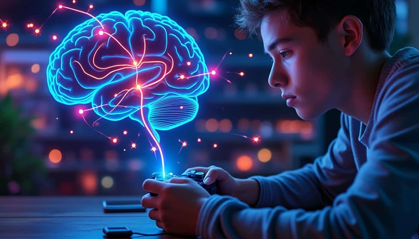 découvrez comment la dopamine influence les mécanismes neurologiques liés à l'addiction aux jeux vidéo et son impact sur le comportement des joueurs.