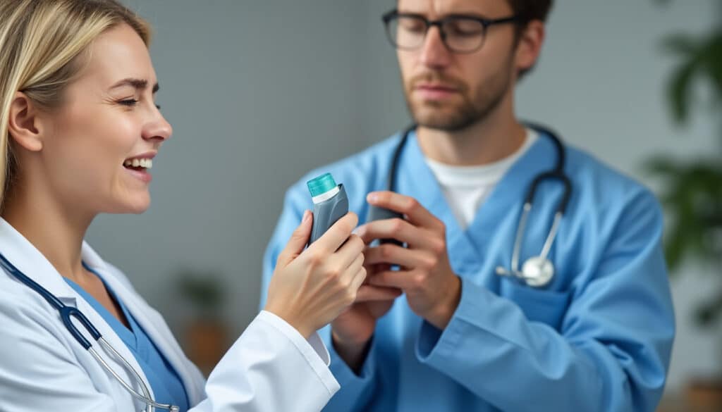 découvrez comment les corticoïdes inhalés améliorent la gestion des crises d'asthme sévères en réduisant l'inflammation et en facilitant la respiration.